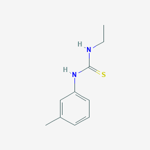 molecular formula C10H14N2S B3057997 1-Ethyl-3-(3-methylphenyl)thiourea CAS No. 87043-38-7