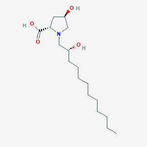 (4R)-4-Hydroxy-1-[(2R)-2-hydroxydodecyl]-L-proline