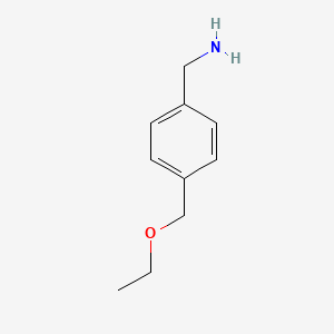 molecular formula C10H15NO B3058008 4-(Ethoxymethyl)-benzylamine CAS No. 871881-98-0