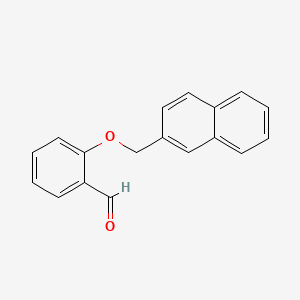 molecular formula C18H14O2 B3058011 2-(萘-2-基甲氧基)苯甲醛 CAS No. 872183-48-7