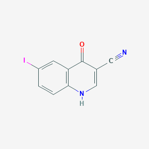 6-Iodo-4-oxo-1,4-dihydroquinoline-3-carbonitrile