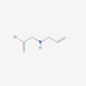 molecular formula C6H10BrN B3058024 N-Allyl-2-bromoprop-2-en-1-amine CAS No. 87280-21-5