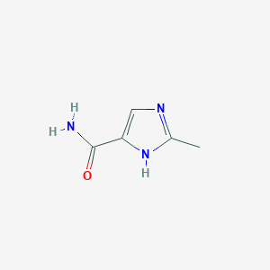 molecular formula C5H7N3O B3058031 2-methyl-1H-imidazole-4-carboxamide CAS No. 87326-30-5