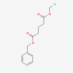 molecular formula C13H15ClO4 B3058032 Benzyl chloromethyl pentanedioate CAS No. 87343-61-1