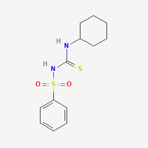 N-(cyclohexylcarbamothioyl)benzenesulfonamide
