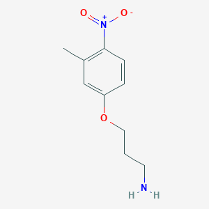 3-(3-Methyl-4-nitrophenoxy)propan-1-amine