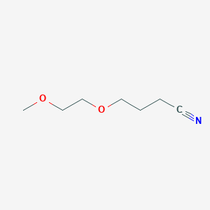 molecular formula C7H13NO2 B3058059 4-(2-Methoxyethoxy)butanenitrile CAS No. 875213-03-9