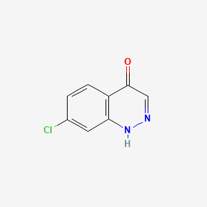 molecular formula C8H5ClN2O B3058072 7-Chlorocinnolin-4-ol CAS No. 876-95-9