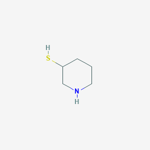molecular formula C5H11NS B3058082 Piperidine-3-thiol CAS No. 876507-88-9