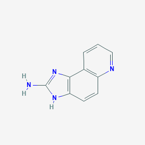 molecular formula C10H8N4 B030581 3H-imidazo[4,5-f]quinolin-2-amine CAS No. 76180-97-7