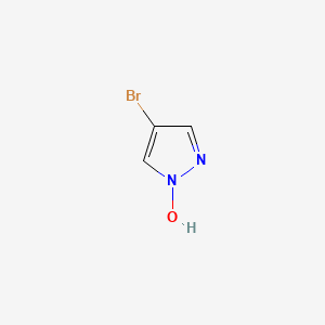 molecular formula C3H3BrN2O B3058107 4-Bromo-1H-pyrazol-1-ol CAS No. 87844-44-8