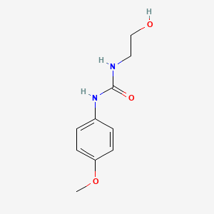 Urea, N-(2-hydroxyethyl)-N'-(4-methoxyphenyl)-