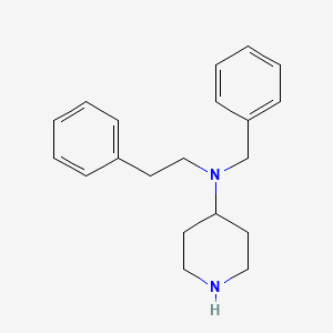 molecular formula C20H26N2 B3058118 N-benzyl-N-(2-phenylethyl)piperidin-4-amine CAS No. 879619-76-8