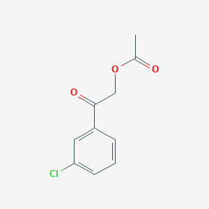 2-(3-Chlorophenyl)-2-oxoethyl acetate