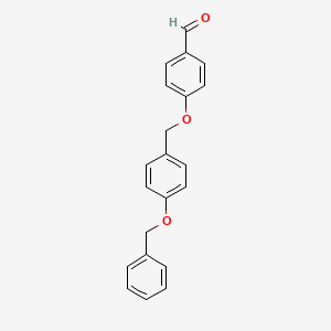 4-{[4-(Benzyloxy)phenyl]methoxy}benzaldehyde