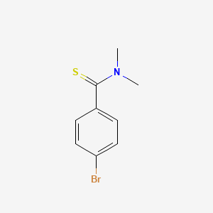 molecular formula C9H10BrNS B3058139 4-bromo-N,N-dimethylbenzothioamide CAS No. 88023-76-1