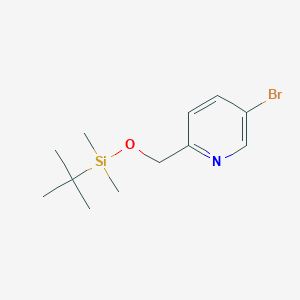 5-Bromo-2-({[t-butyl(dimethyl)silyl]oxy}methyl)pyridine