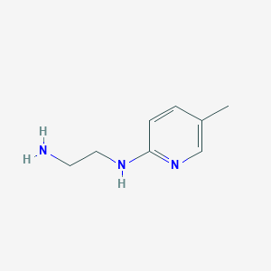 molecular formula C8H13N3 B3058169 N1-(5-methylpyridin-2-yl)ethane-1,2-diamine CAS No. 88260-11-1
