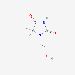 1-(2-Hydroxyethyl)-5,5-dimethylimidazolidine-2,4-dione