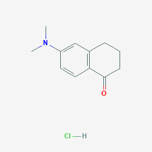 1(2H)-Naphthalenone, 6-(dimethylamino)-3,4-dihydro-, hydrochloride