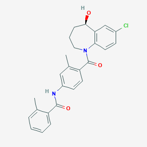 molecular formula C26H25ClN2O3 B030582 (R)-(+)-Tolvaptan CAS No. 331947-66-1