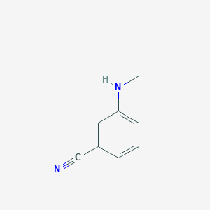 molecular formula C9H10N2 B3058201 3-(Ethylamino)benzonitrile CAS No. 883742-00-5