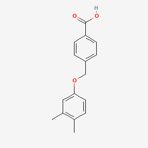 4-[(3,4-Dimethylphenoxy)methyl]benzoic acid