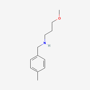 molecular formula C12H19NO B3058213 (3-Methoxypropyl)(4-methylbenzyl)amine CAS No. 884497-41-0