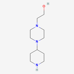molecular formula C11H23N3O B3058220 2-(4-Piperidin-4-ylpiperazin-1-yl)ethanol CAS No. 884497-64-7