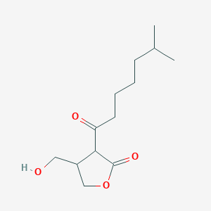 2(3H)-Furanone, dihydro-4-(hydroxymethyl)-3-(6-methyl-1-oxoheptyl)-