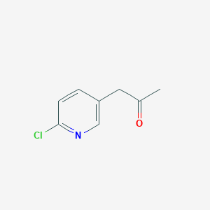molecular formula C8H8ClNO B3058231 (6-Chloro-pyridin-3-yl)propan-2-one CAS No. 885267-13-0