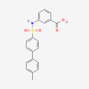 3-[(4'-Methyl[1,1'-biphenyl]-4-sulfonyl)amino]benzoic acid