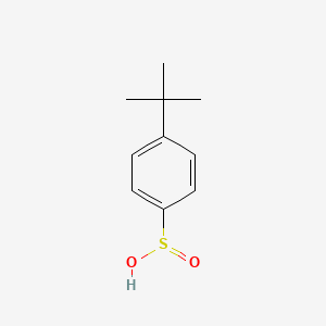 molecular formula C10H14O2S B3058242 Benzenesulfinic acid, 4-(1,1-dimethylethyl)- CAS No. 88576-64-1
