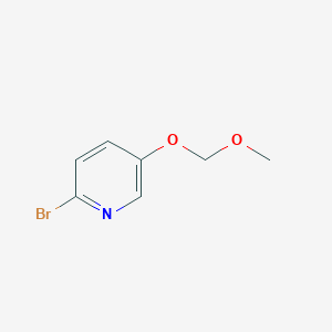 molecular formula C7H8BrNO2 B3058267 2-Bromo-5-(methoxymethoxy)pyridine CAS No. 886980-61-6