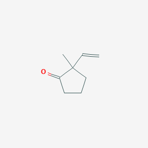 molecular formula C8H12O B3058270 2-Methyl-2-vinylcyclopentanone CAS No. 88729-76-4