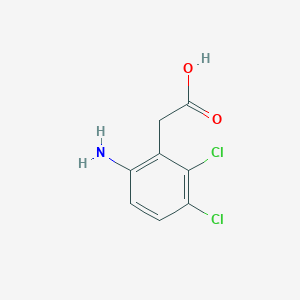 2-(6-Amino-2,3-dichlorophenyl)acetic acid