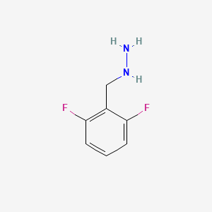 [(2,6-Difluorophenyl)methyl]hydrazine