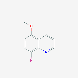 molecular formula C10H8FNO B3058291 8-Fluoro-5-methoxyquinoline CAS No. 887769-93-9