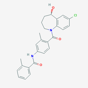 molecular formula C26H25ClN2O3 B030583 Tolvaptan, (S)- CAS No. 331947-44-5