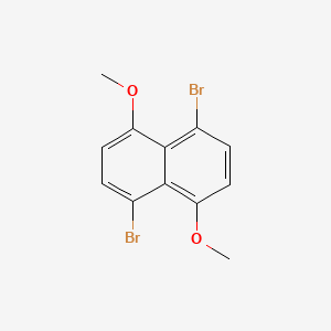 molecular formula C12H10Br2O2 B3058304 1,5-Dibromo-4,8-dimethoxynaphthalene CAS No. 88818-38-6