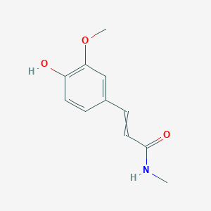 2-Propenamide, 3-(4-hydroxy-3-methoxyphenyl)-N-methyl-, (E)-