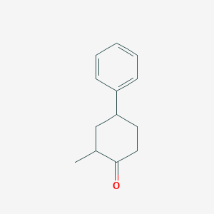 Cyclohexanone, 2-methyl-4-phenyl-