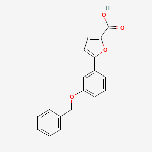 5-(3-(Benzyloxy)phenyl)furan-2-carboxylic acid