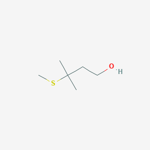 molecular formula C6H14OS B3058331 3-Methyl-3-(methylsulfanyl)butan-1-ol CAS No. 89002-50-6