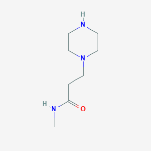 1-Piperazinepropanamide,N-methyl-
