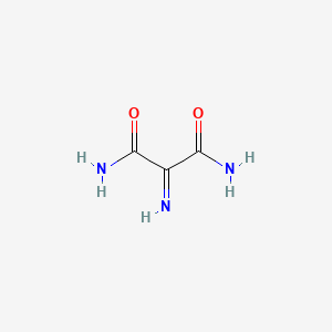 molecular formula C3H5N3O2 B3058345 2-Iminopropanediamide CAS No. 89033-02-3