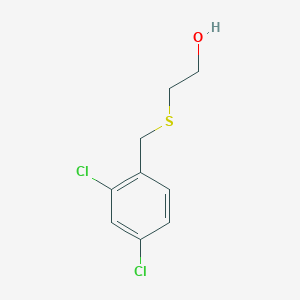 molecular formula C9H10Cl2OS B3058347 2-(2,4-Dichloro-benzylsulfanyl)-ethanol CAS No. 89040-06-2