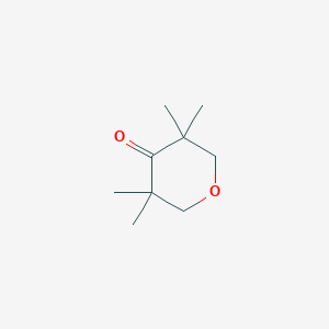 B3058351 3,3,5,5-Tetramethyloxan-4-one CAS No. 89050-76-0