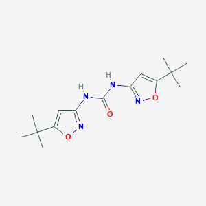 B3058357 Urea, N,N'-bis[5-(1,1-dimethylethyl)-3-isoxazolyl]- CAS No. 89078-38-6