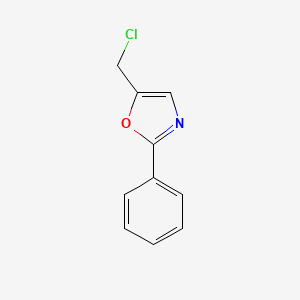B3058360 Oxazole, 5-(chloromethyl)-2-phenyl- CAS No. 89102-78-3